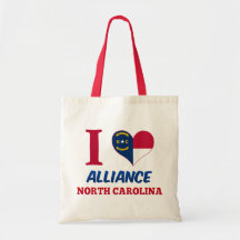 Alliance, la Caroline du Nord Sacs De Toile