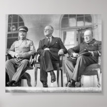 Alliés d'affiche de la deuxième guerre mondiale