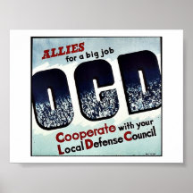 Alliés pour un grand travail Ocd Affiches