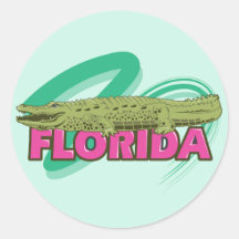 Alligator de la Floride Autocollants