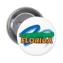 Alligator de la Floride Badge Avec Épingle