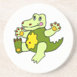 Alligator de patchwork dessous de verre