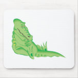 alligator mignon de sommeil tapis de souris