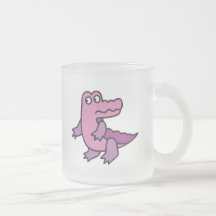 alligator pourpre mignon tasse à café