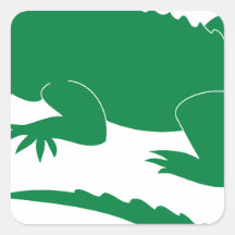 Alligator Stickers Carrés