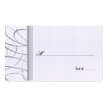 Allocation des places de Tableau de manuscrit/cart cartes de visite