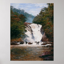 Almeida Júnior - cascade de Votorantim Posters