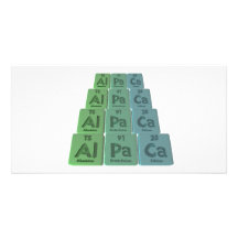 Alpaga-Al-PA-CA-Aluminium-Protactinium-Calcium Cartes Avec Photo
