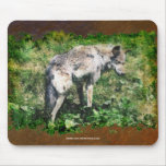 Alpha conservation Mousepad de faune de loup gris Tapis De Souris