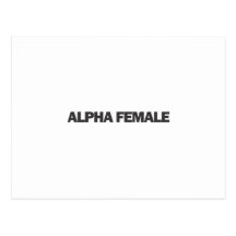 Alpha femelle cartes postales