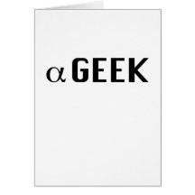 Alpha geek carte