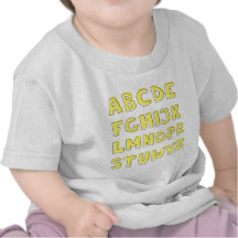 Alphabet T-shirts
