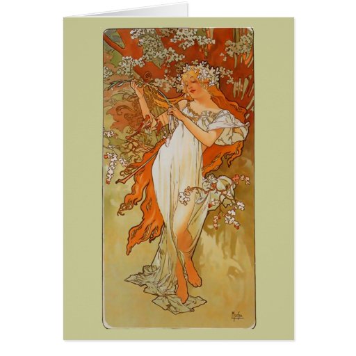 Alphonse Mucha - art Nouveau - ressort Cartes