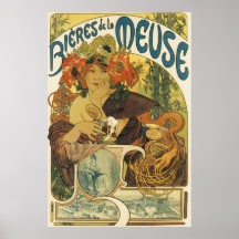Alphonse Mucha - Bieres DE La Muse Poster