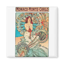 Alphonse Mucha Monaco, Monte Carlo, 1897
