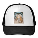 Alphonse Mucha Sarah Bernhardt Jugendstil Art Deco Baseball Mützen
