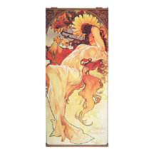 Alphonse Mucha Sunflower Persoonlijke Reclamekaart
