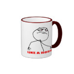 als een chef- Internet meme grappige woede Koffie Bekers