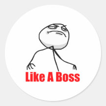 Als een Werkgever Ronde Sticker