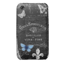 Altijd het Geval van de Collage van Parijs Case-Mate iPhone 3 Hoesje