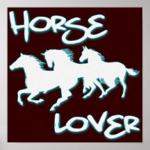 Amant de cheval poster