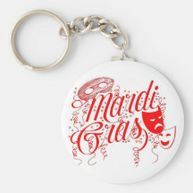 Amant de Keychain-Mardi Gras Porte-clef