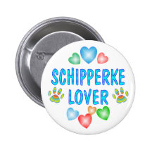 AMANT DE SCHIPPERKE BADGE AVEC ÉPINGLE
