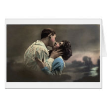 Amants pendant la nuit carte