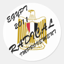 AMÉLIORATION RADICALE DE L'EGYPTE 2011 AUTOCOLLANTS