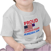 Américain chrétien fier t-shirt