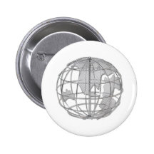 AmericasOnGlobe Badge Avec Épingle