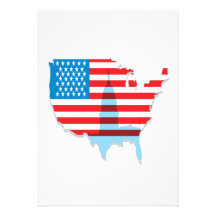 Amerika Gepersonaliseerde Uitnodigingen