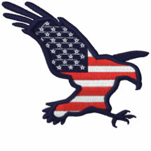 Amerikaans Eagle Geborduurd Poloshirt