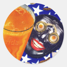 Amerikaans Ontbijt Ronde Sticker