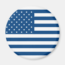Amerikaanse Vlag - Blauw Koelkast Magneten
