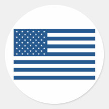 Amerikaanse Vlag - Blauw Sticker