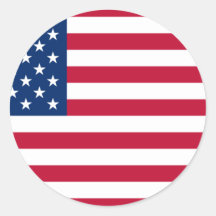 Amerikaanse Vlag Sticker