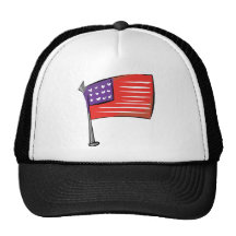 Amerikaanse Vlag Trucker Petten