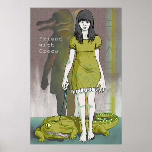 Ami avec la copie de Croco Poster