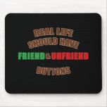Ami et Unfriend Tapis De Souris