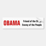 Ami ou ennemi d'OBAMA ? Adhésifs Pour Voiture