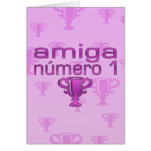 Amiga Número 1 Carte De Vœux