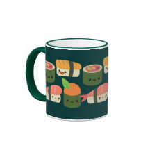 Amis de sushi tasse