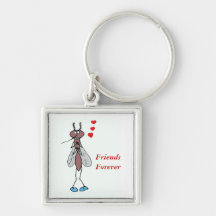 Amis pour toujours porte-clefs