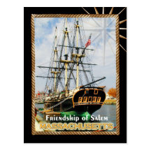 Amitié de Salem, le Massachusetts Cartes Postales