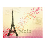 Amour à Paris Carte Postale