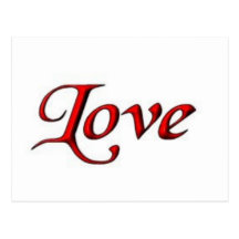 amour carte postale