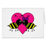 Amour d'abeille cartes de vœux