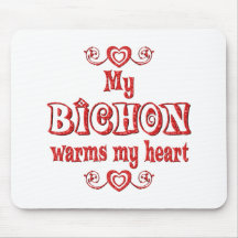 Amour de BICHON Tapis De Souris
