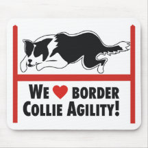 Amour de border collie Aglity Tapis De Souris